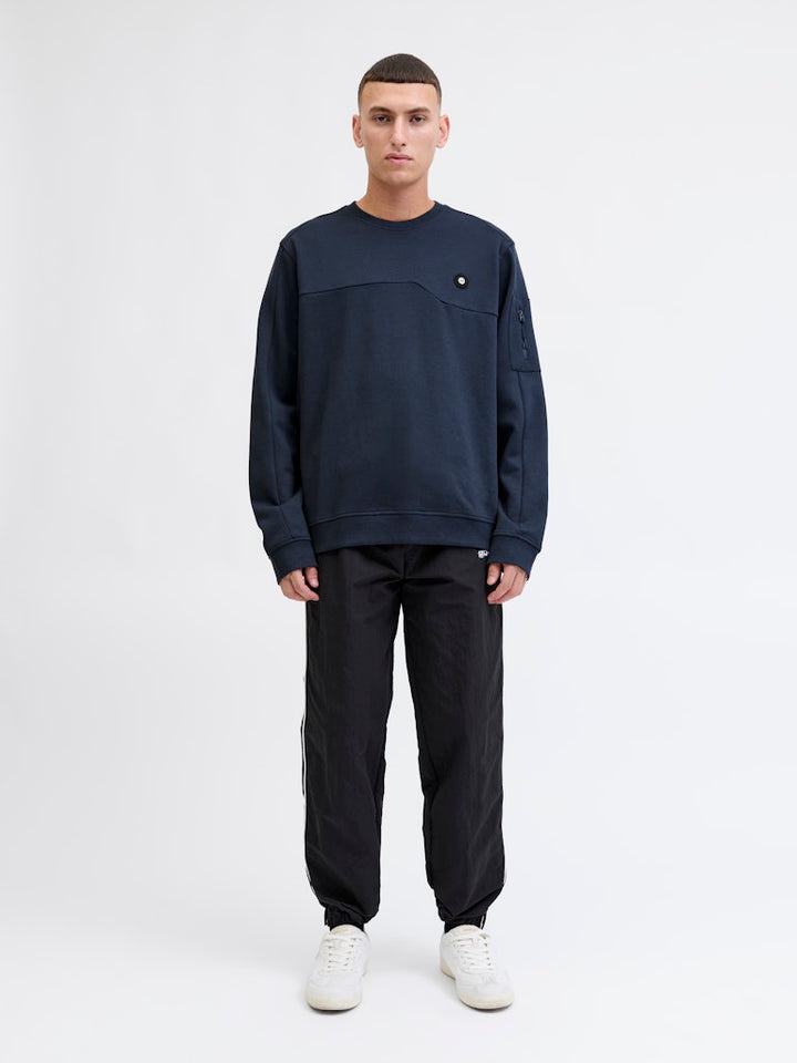 Jcojoe Sweat Crew Neck Smu - Navy