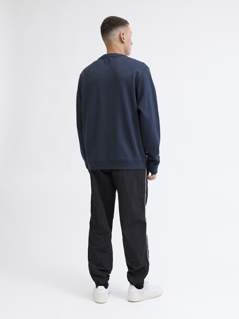 Jcojoe Sweat Crew Neck Smu - Navy