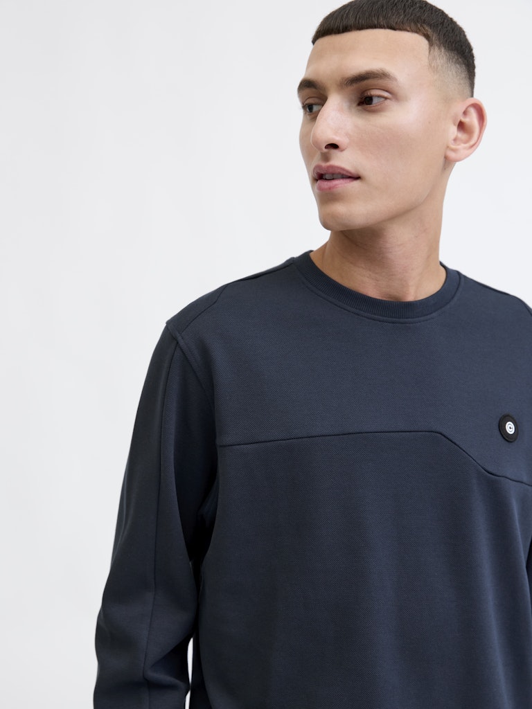 Jcojoe Sweat Crew Neck Smu - Navy