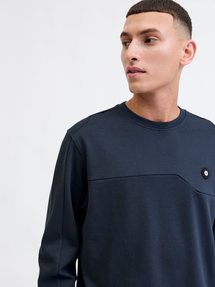 Jcojoe Sweat Crew Neck Smu - Navy