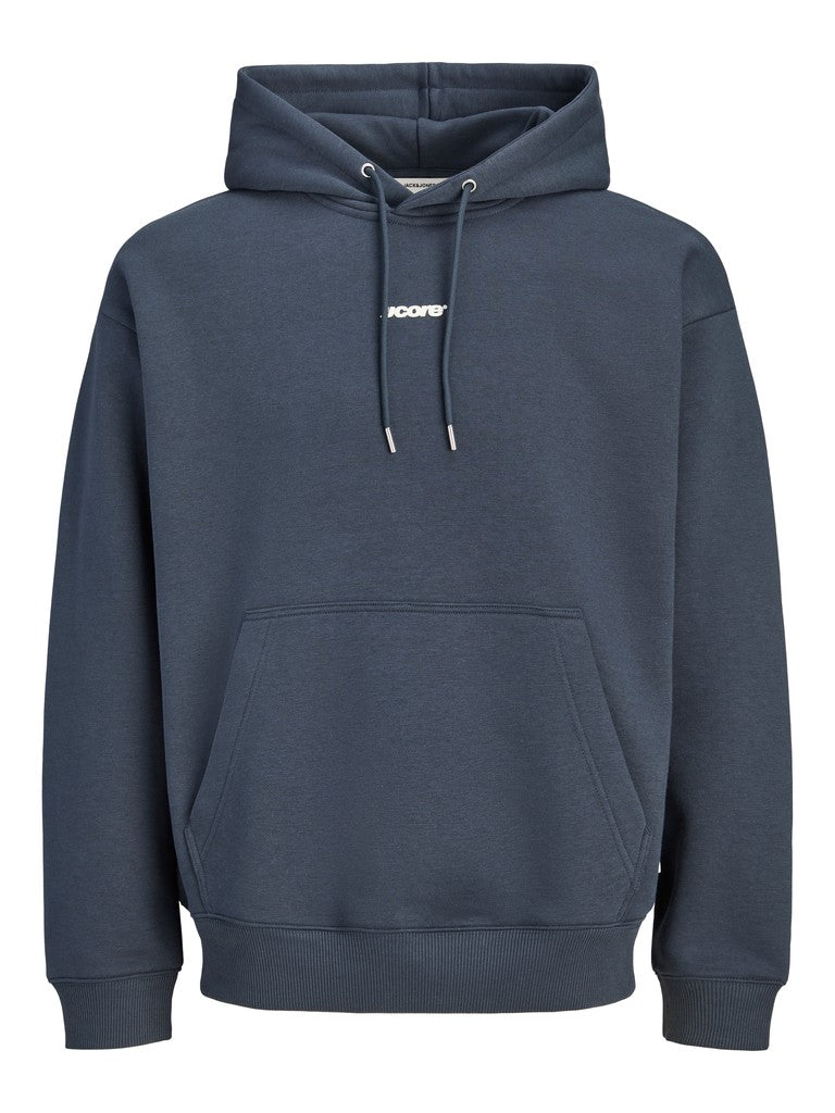Jcoclub Back Script Print Sweat Hood Sn - Navy