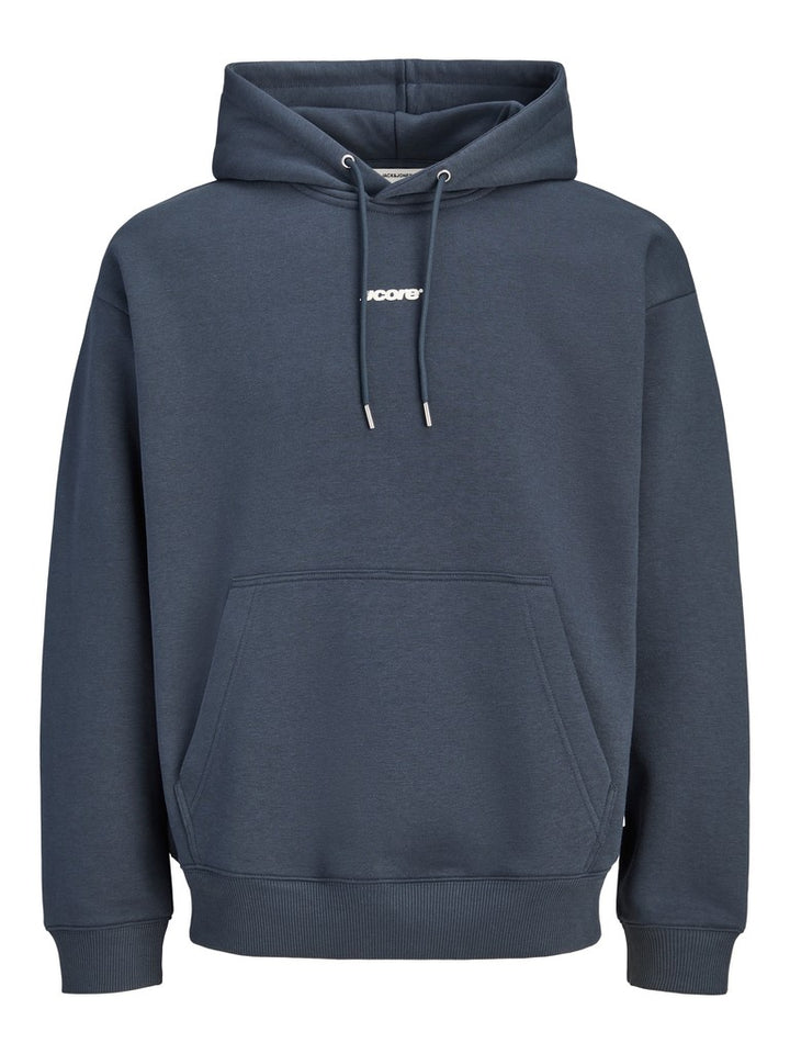 Jcoclub Back Script Print Sweat Hood Sn - Navy