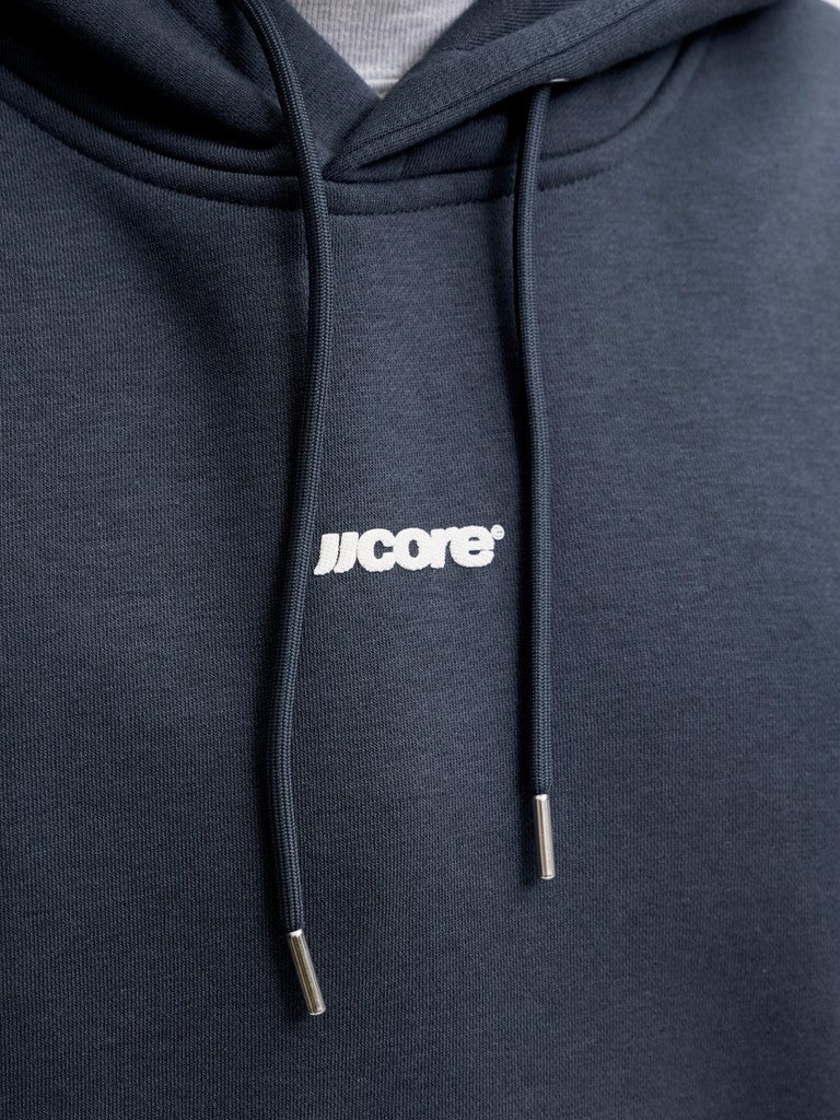 Jcoclub Back Script Print Sweat Hood Sn - Navy