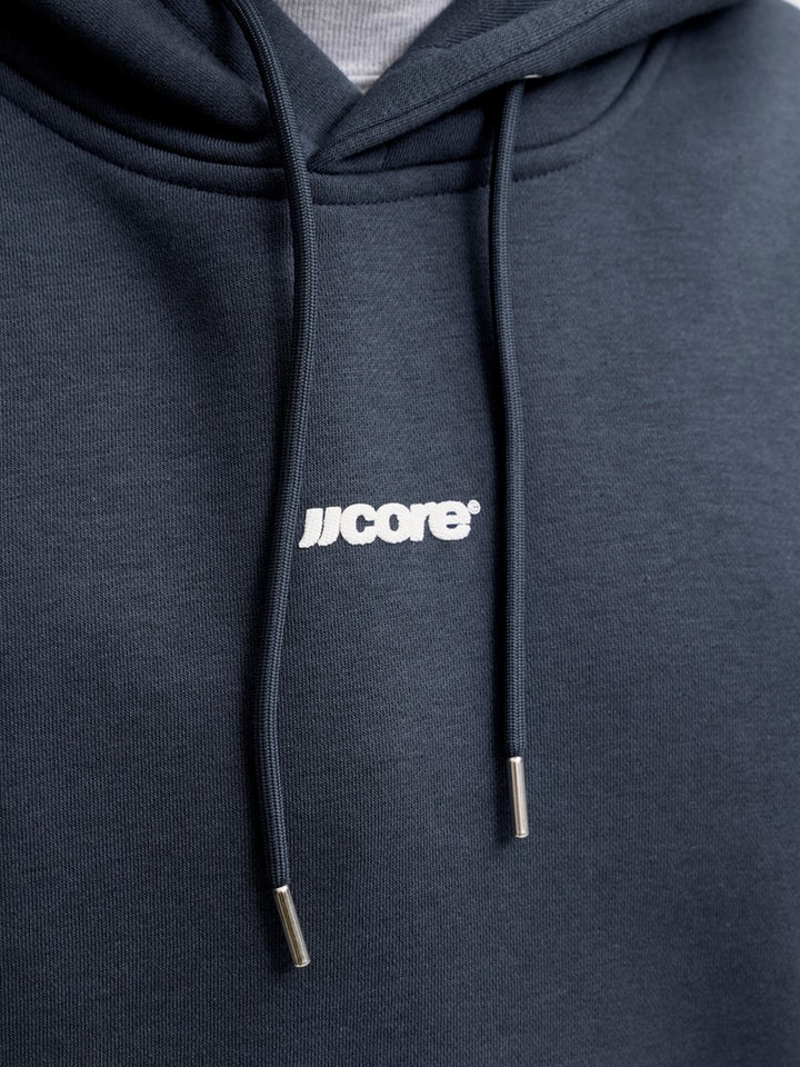 Jcoclub Back Script Print Sweat Hood Sn - Navy