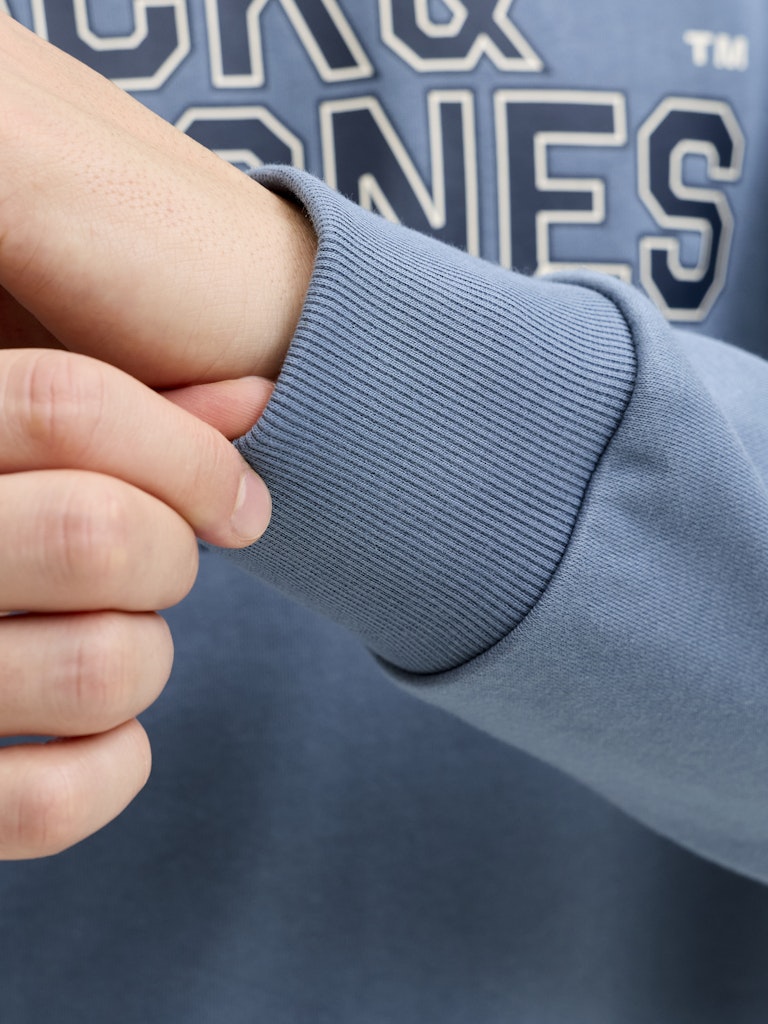 Jjelogo Sweat Crew Neck - Blauw Melee