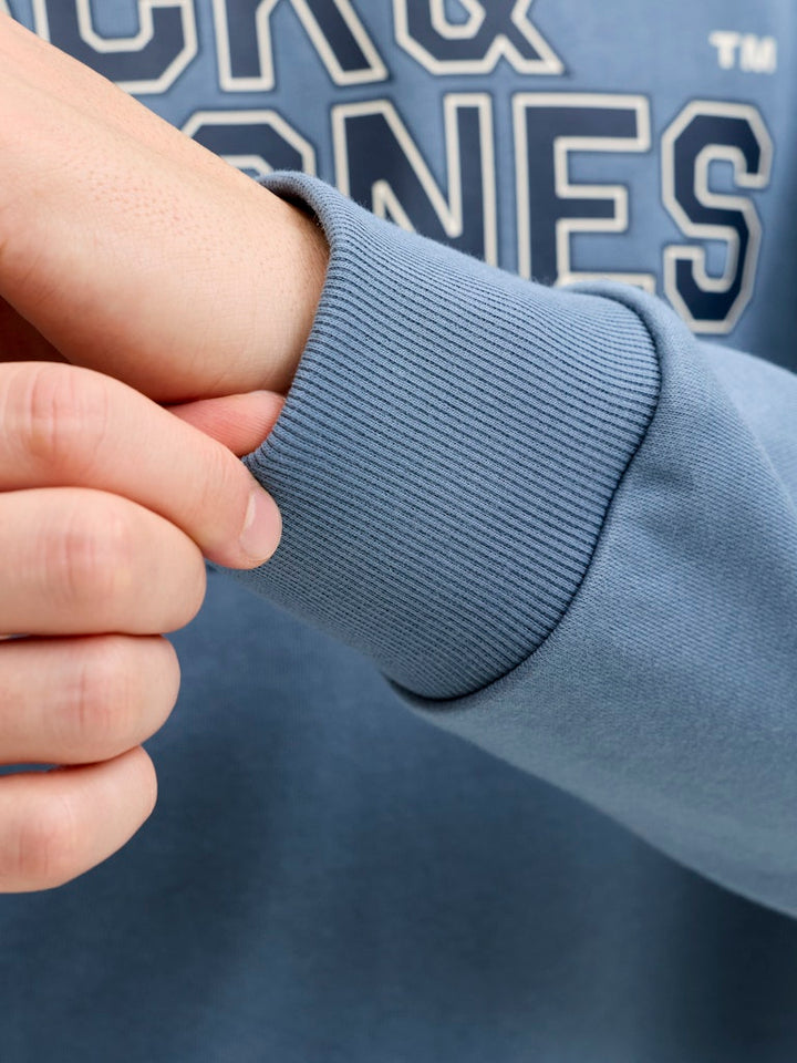 Jjelogo Sweat Crew Neck - Blauw Melee