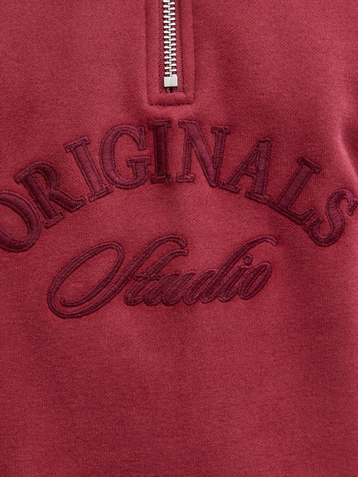 Jorbleecker Branding Sweat High Neck Bf - Steenrood