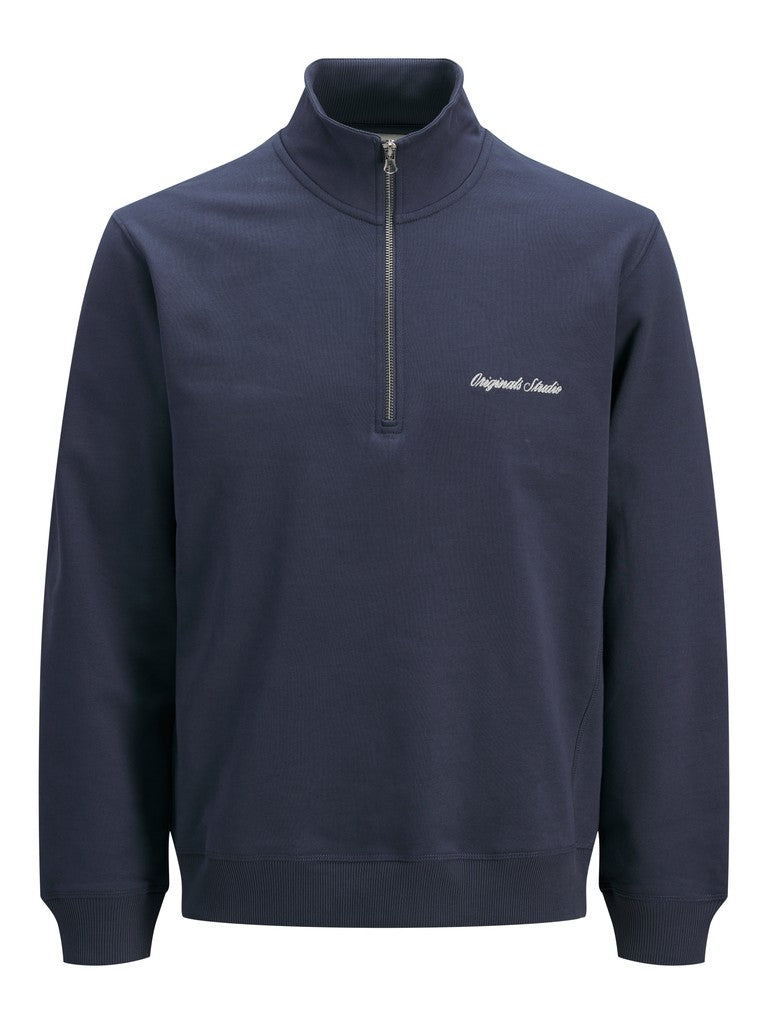 Jornorrebro Emb Sweat High Neck Noos - Rafblauw
