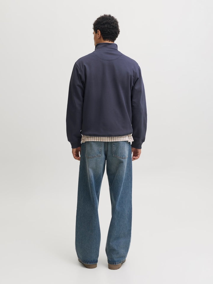 Jornorrebro Emb Sweat High Neck Noos - Rafblauw