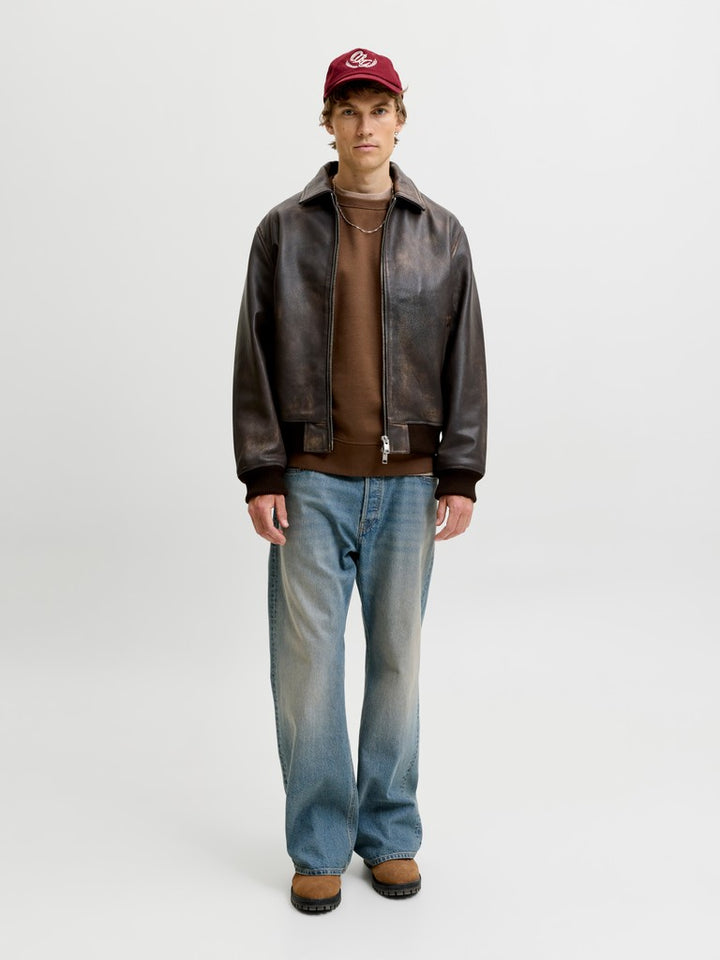Jjedover Graphic Sweat Crew - Bruin
