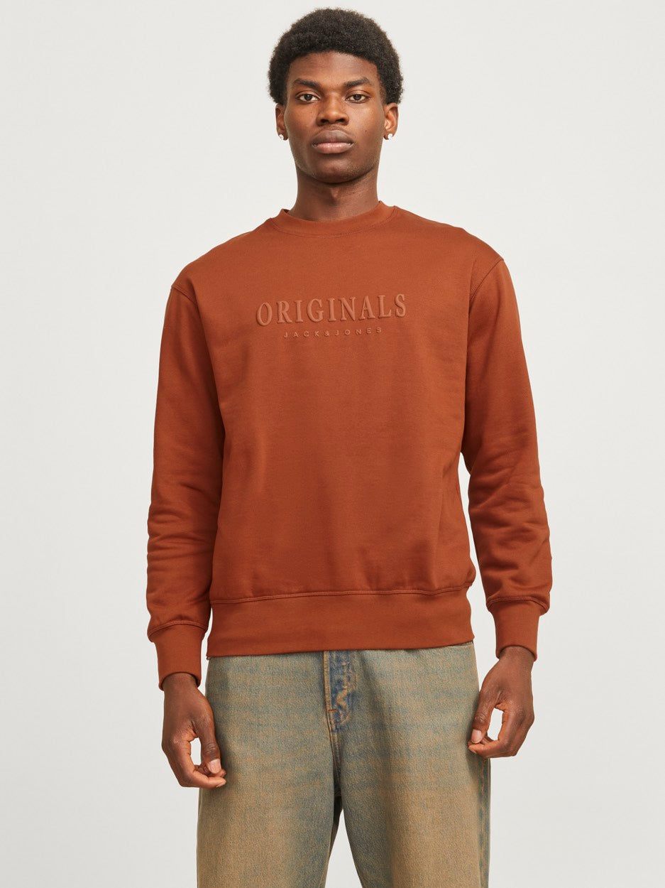 Jorfrederiksberg Sweat Crew Neck - Brique