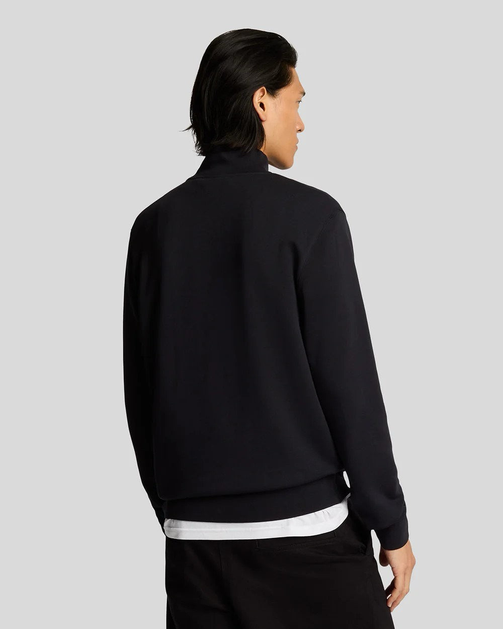 Sweater Zip - Zwart