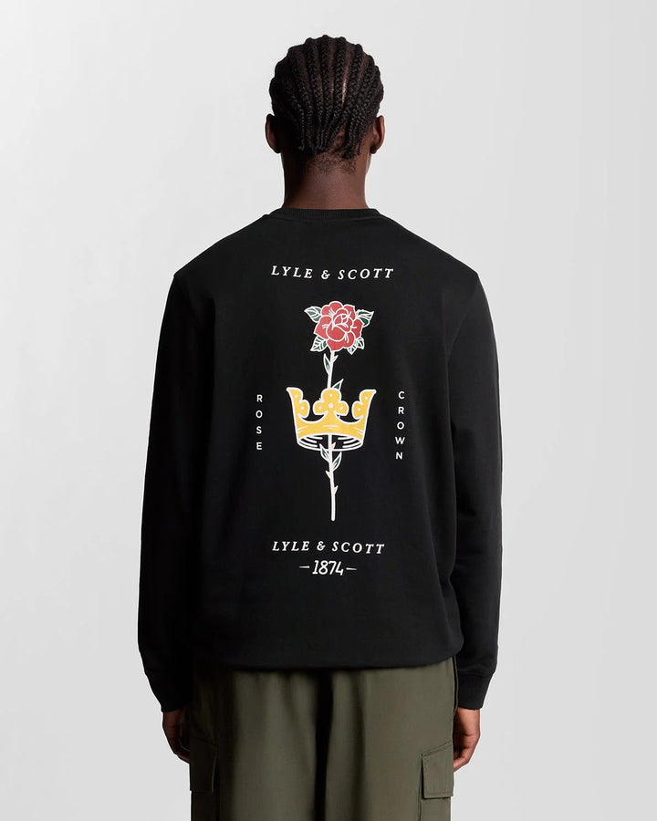 Rose & Crow Gravic Crew Neck - Zwart