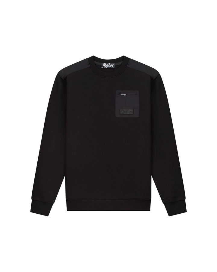 Pocket Sweater - Zwart