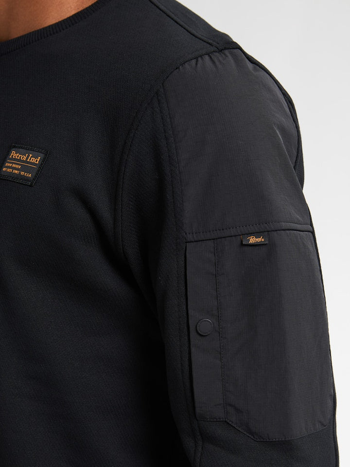 Men Sweater Round Neck - Zwart