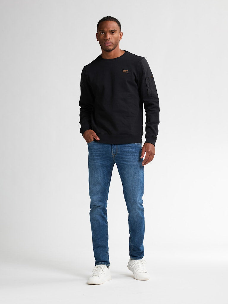 Men Sweater Round Neck - Zwart
