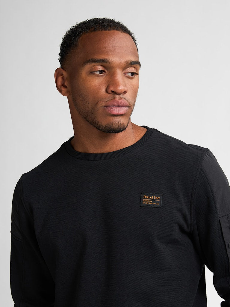 Men Sweater Round Neck - Zwart