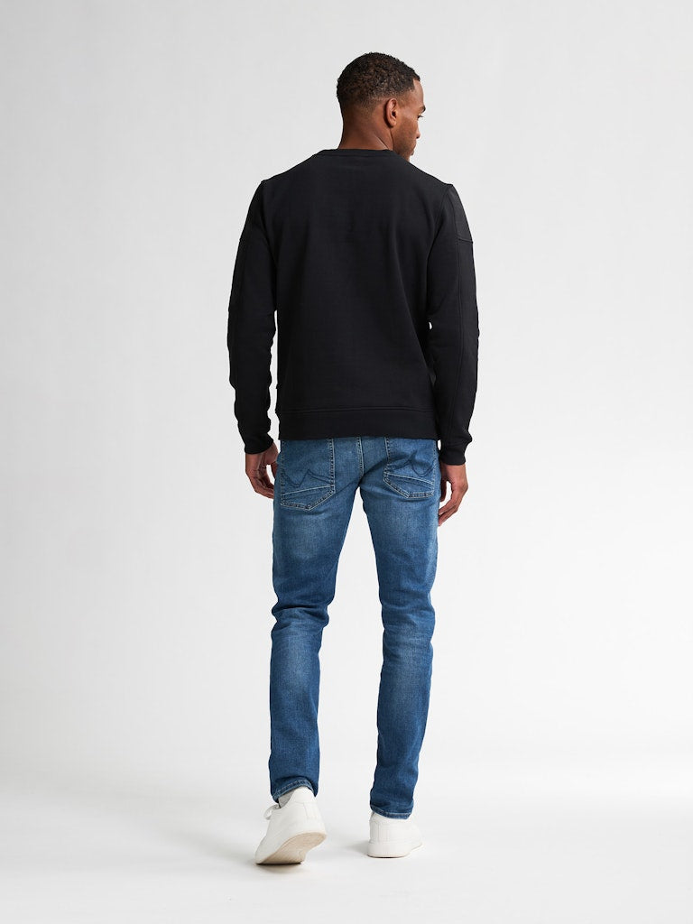 Men Sweater Round Neck - Zwart