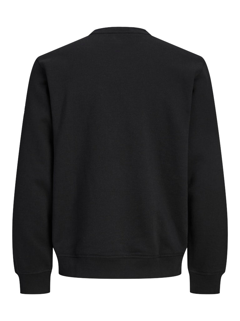 Jcofusion Sweat Badge Crew Neck - Zwart