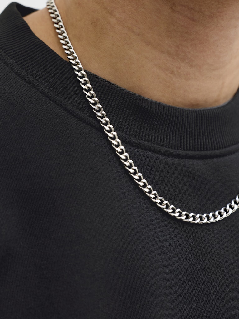 Jcofusion Sweat Badge Crew Neck - Zwart