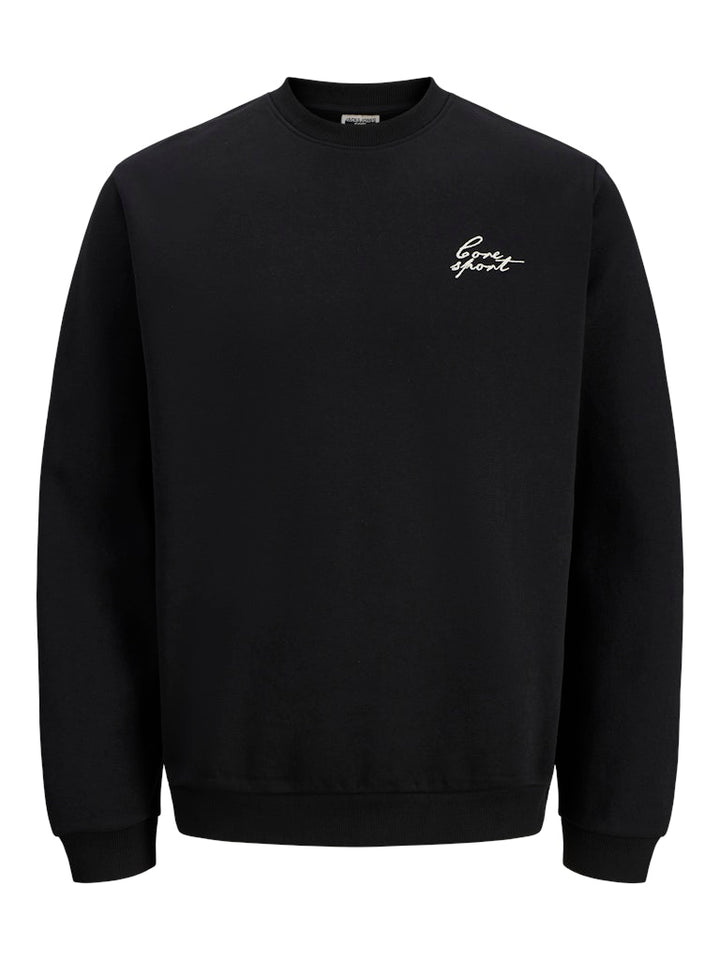 Jcodust Script Sweat Crew Neck - Zwart