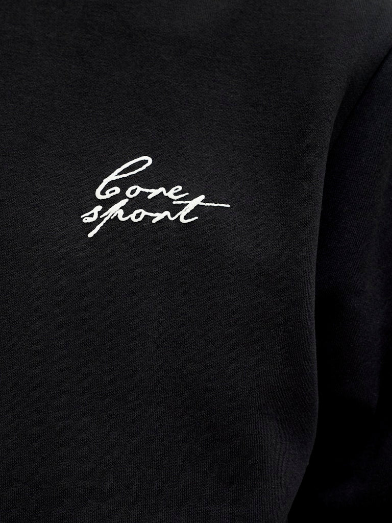 Jcodust Script Sweat Crew Neck - Zwart