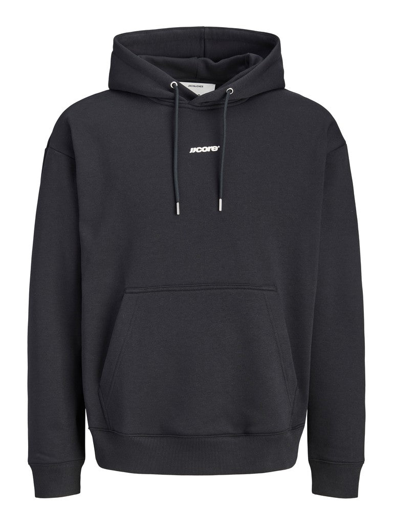 Jcoclub Back Script Print Sweat Hood Sn - Zwart