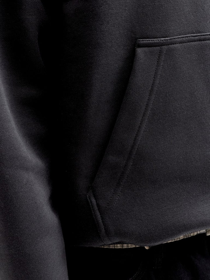 Jcoclub Back Script Print Sweat Hood Sn - Zwart