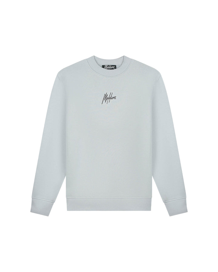 Striped Signature Sweater - Grijs