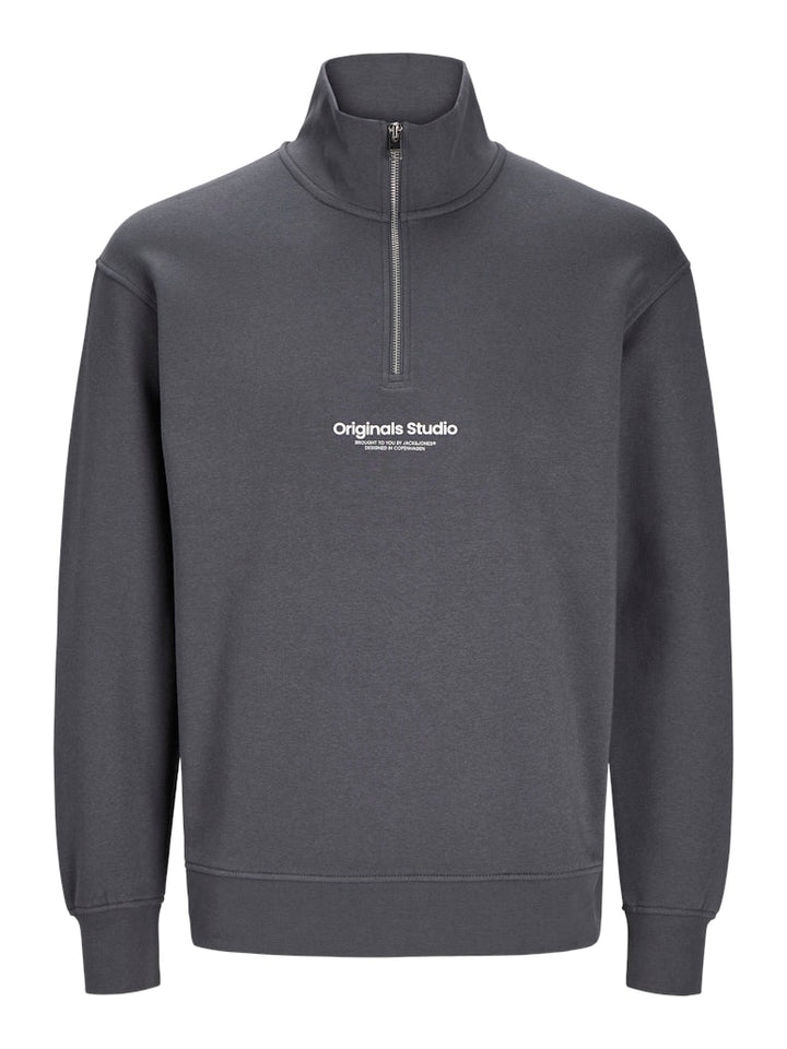 Jorvesterbro Sweat Quater Zip - Grijs