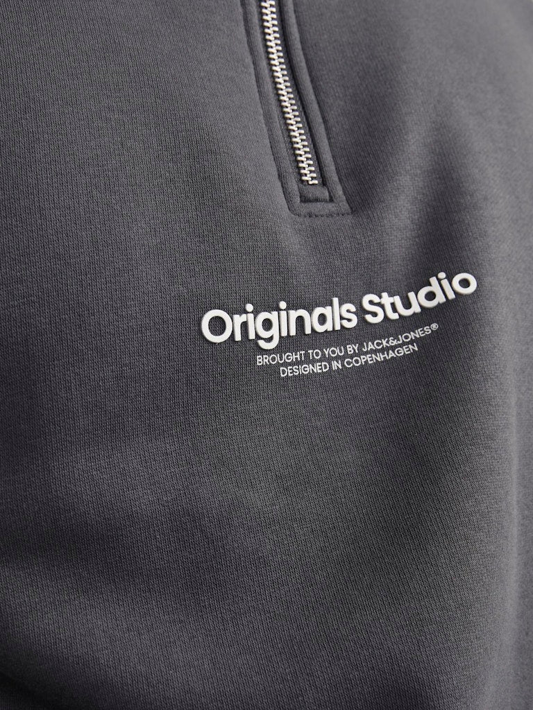 Jorvesterbro Sweat Quater Zip - Grijs