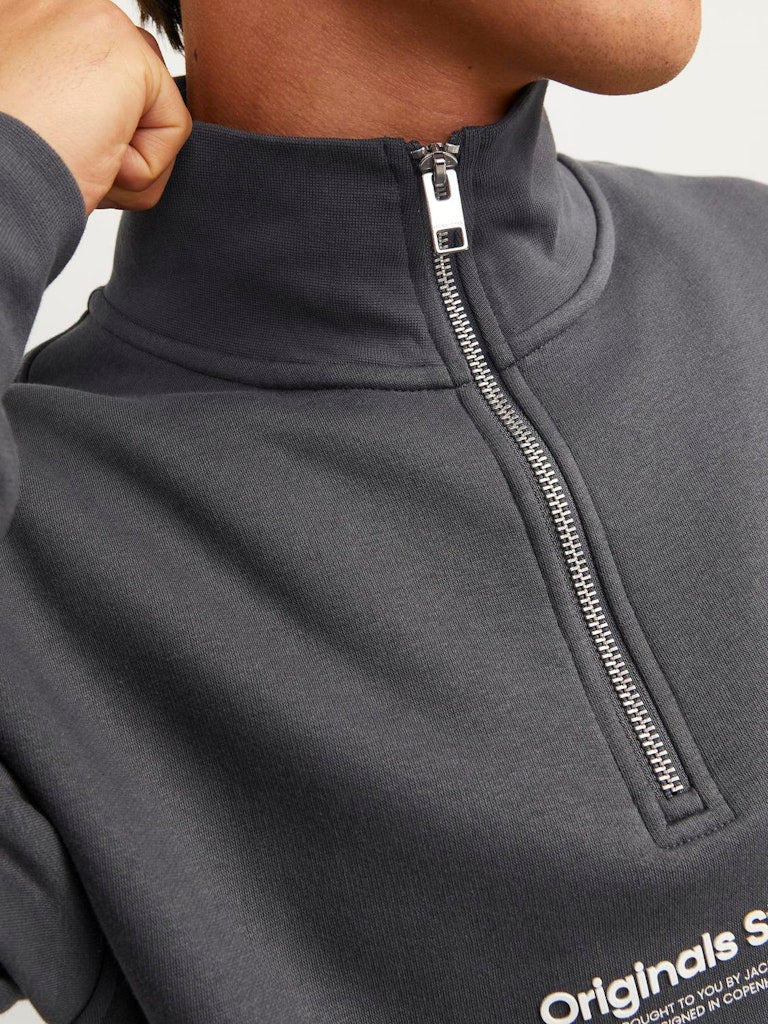 Jorvesterbro Sweat Quater Zip - Grijs
