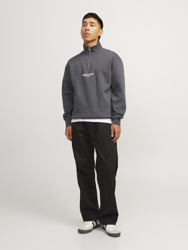 Jorvesterbro Sweat Quater Zip - Grijs