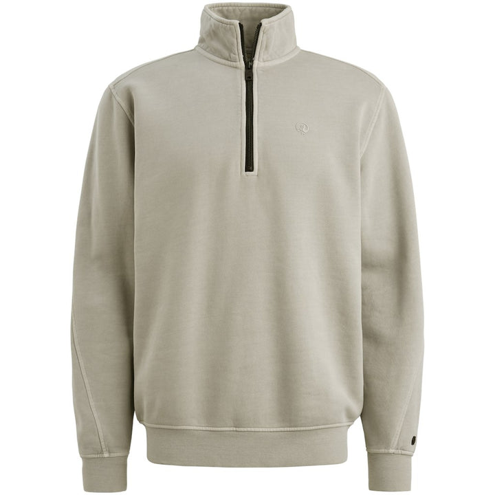 Half Zip Collar Regular Fit Halfzi - Grijs