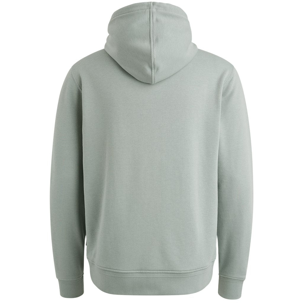 Hooded 3t Cross Terry - Lichtgrijs