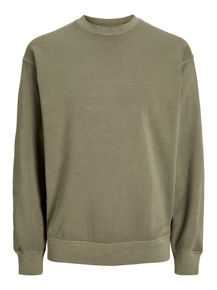 Jjecharge Faded Sweat Crew Neck Noo - Lichtgrijs