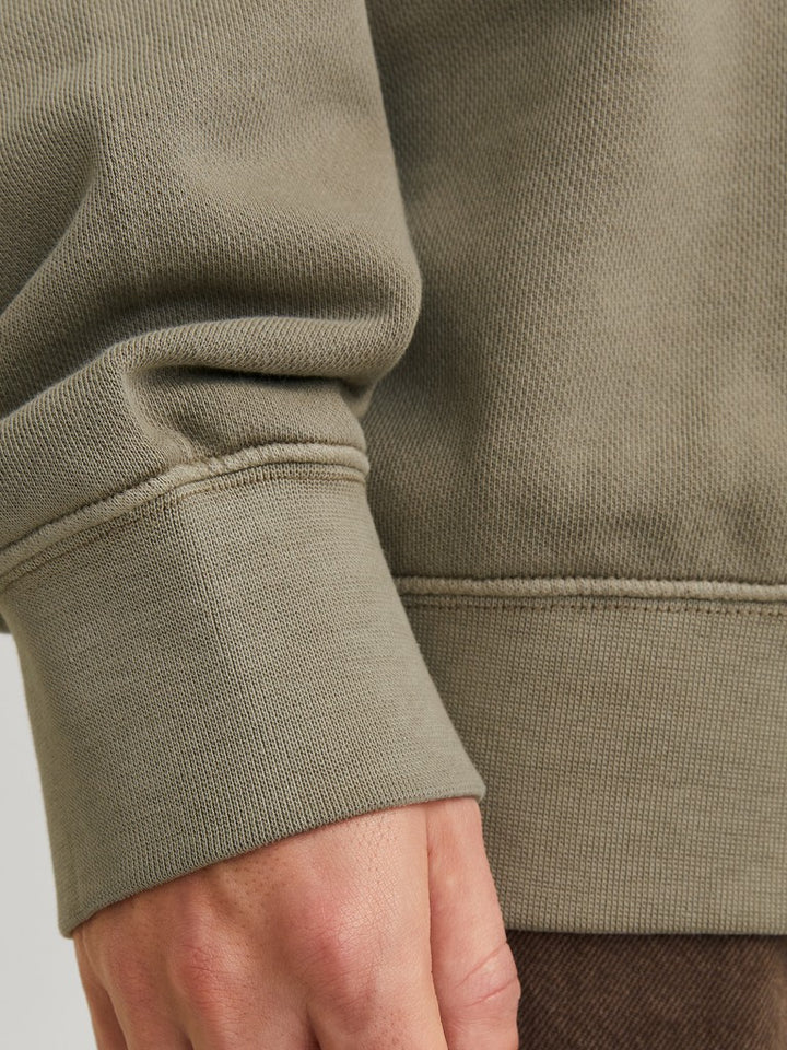 Jjecharge Faded Sweat Crew Neck Noo - Lichtgrijs