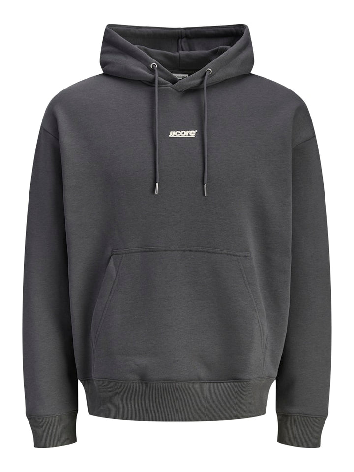 Jcoclub Backprint Sweat Hood - Antraciet