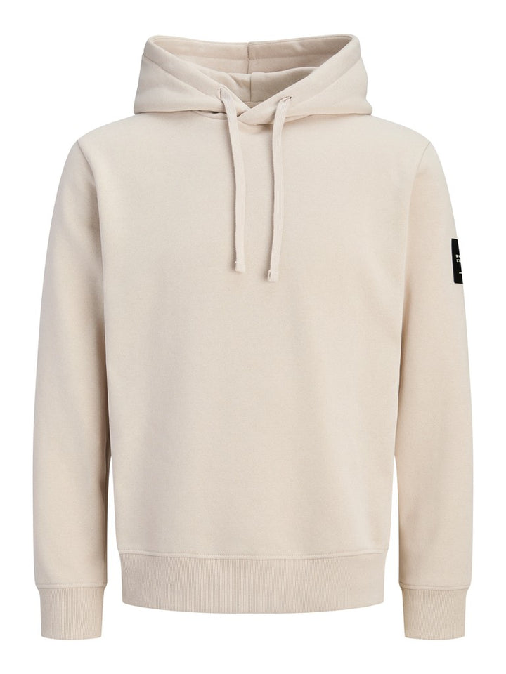 Jjcleveland Sweat Hood Sn - Beige