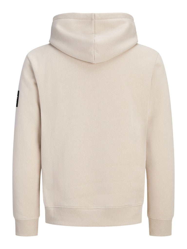 Jjcleveland Sweat Hood Sn - Beige