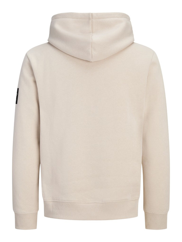 Jjcleveland Sweat Hood Sn - Beige
