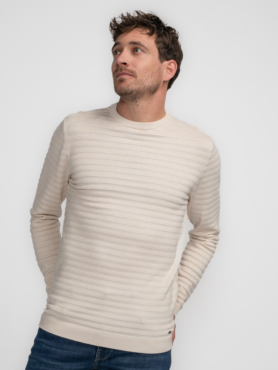 Knitwear Round Neck - Ecru