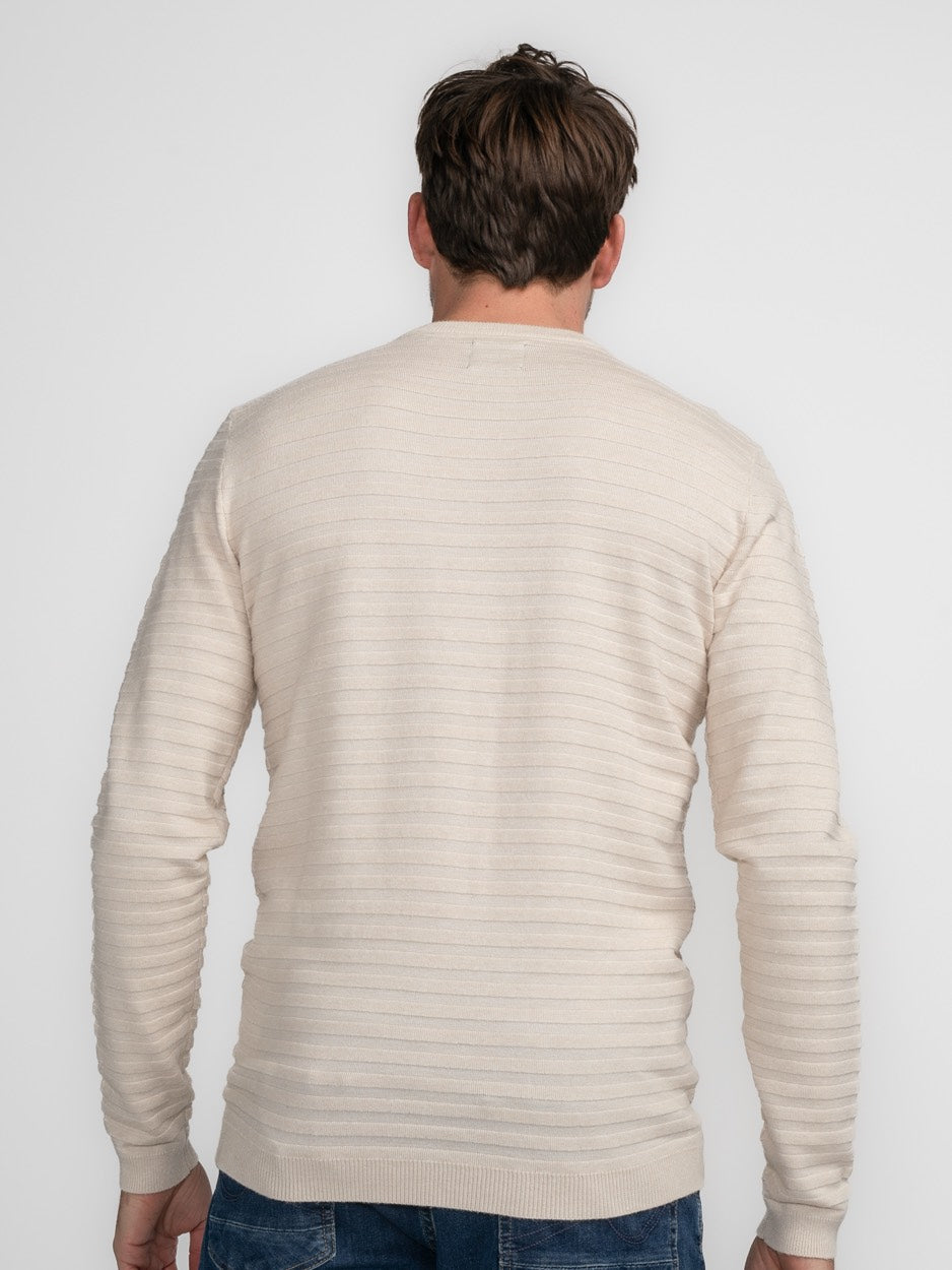 Knitwear Round Neck - Ecru