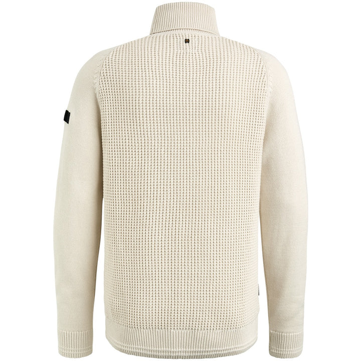 Roll Neck Cotton - Ecru