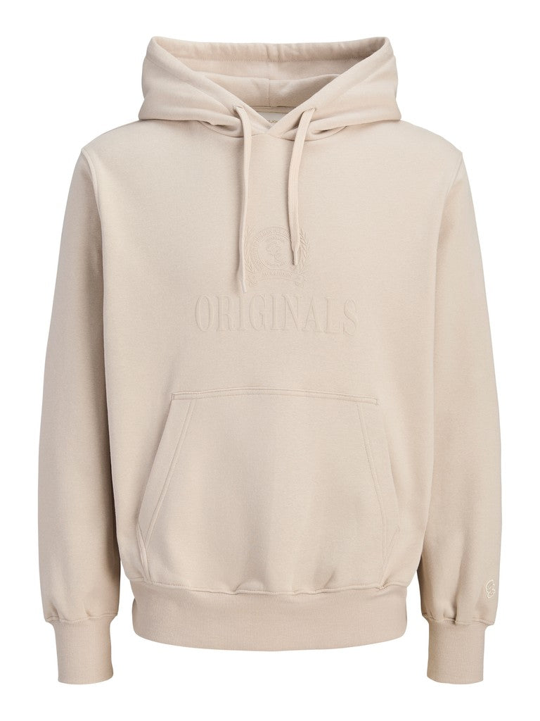 Jorfrederiksberg Monogram Sweat Hood Sn - Beige