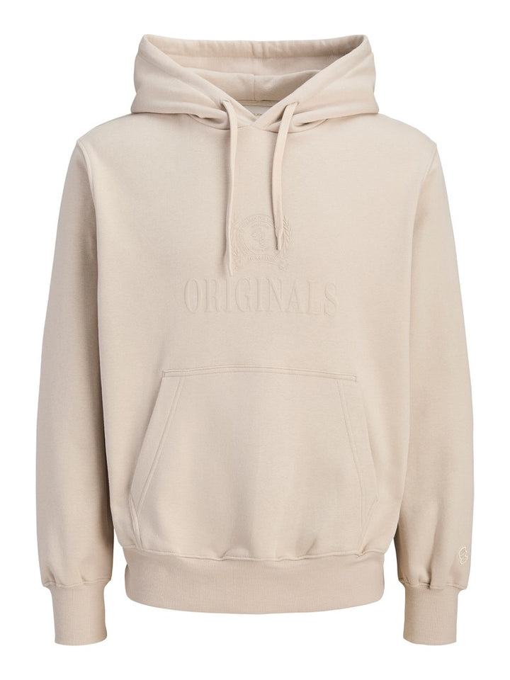 Jorfrederiksberg Monogram Sweat Hood Sn - Beige