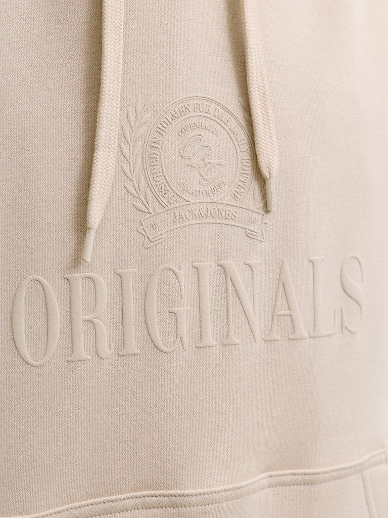 Jorfrederiksberg Monogram Sweat Hood Sn - Beige