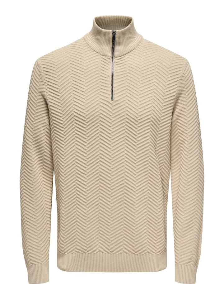 Onsmace Reg 12 Herringbon Half Zip - Kit