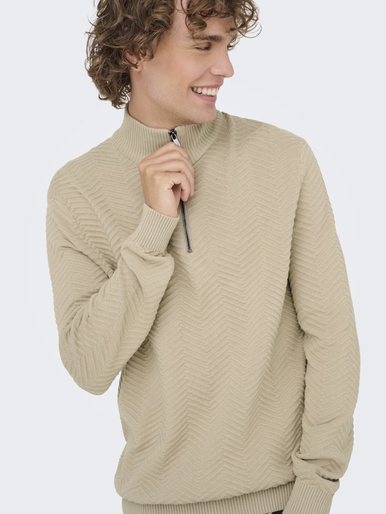 Onsmace Reg 12 Herringbon Half Zip - Kit