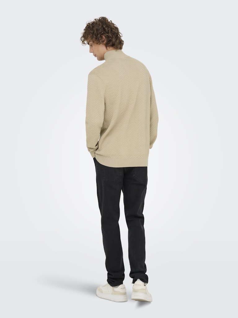 Onsmace Reg 12 Herringbon Half Zip - Kit
